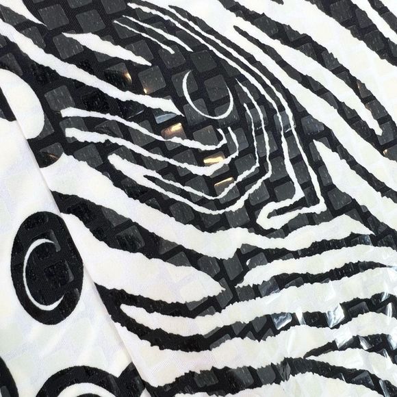 Exclusively Misook Zip Up Jacket Womens 3X Black & White Geometric Print NWT - Picture 6 of 10